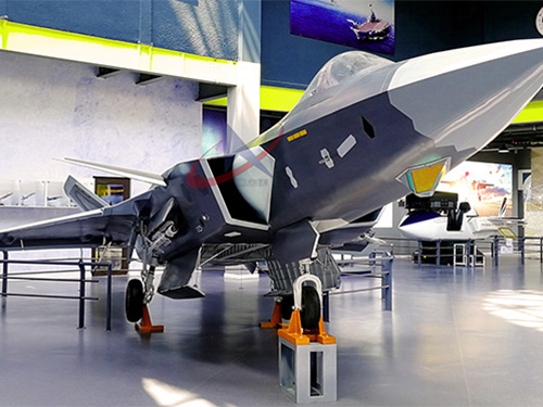 殲擊機比例模型展示
